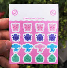 Load image into Gallery viewer, Monster Cereal Sticker Sheets