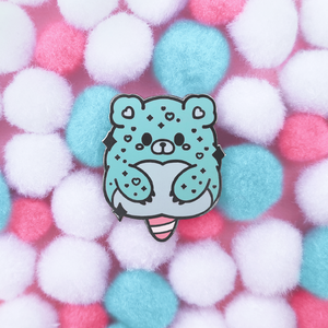 Cotton Candy Bear Pin