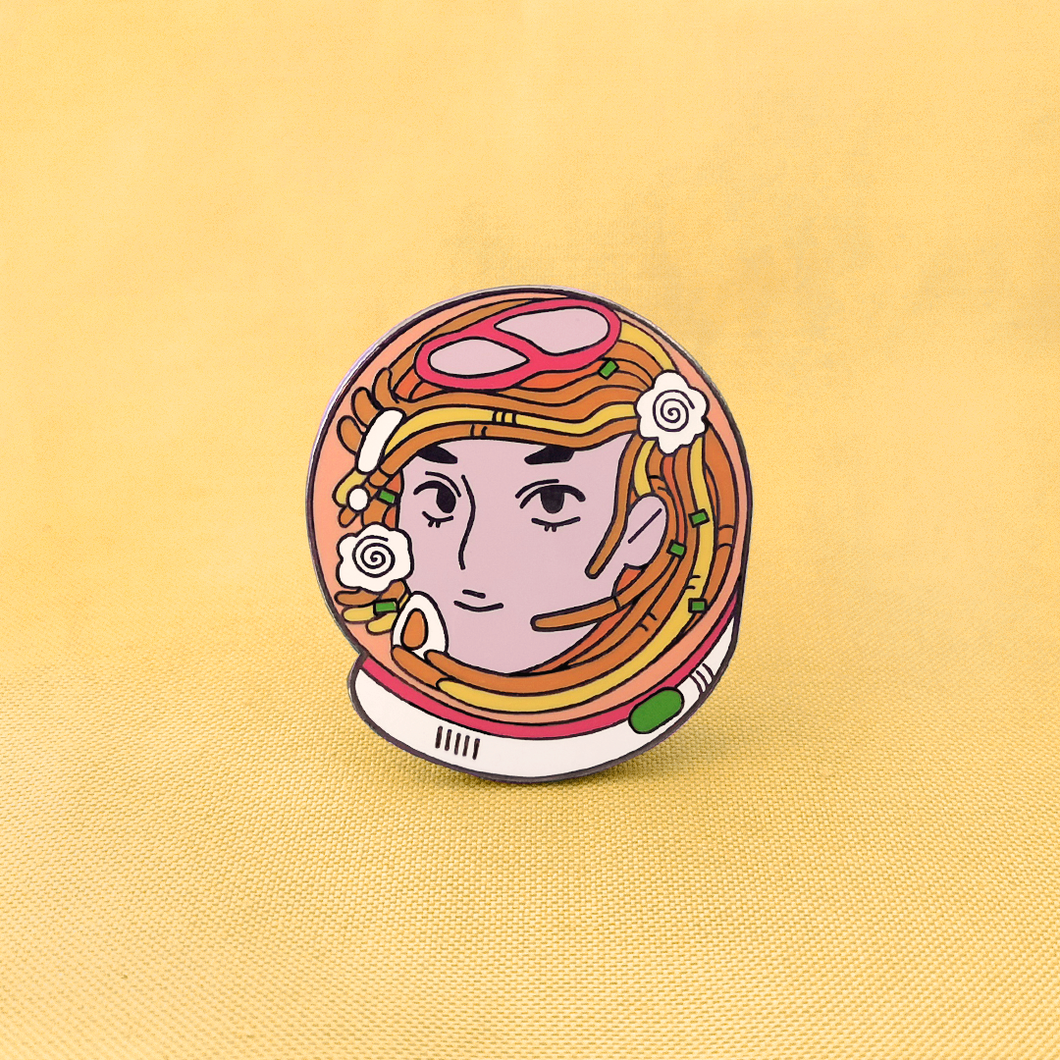 Space Ramen Pin by Gyoza Joza