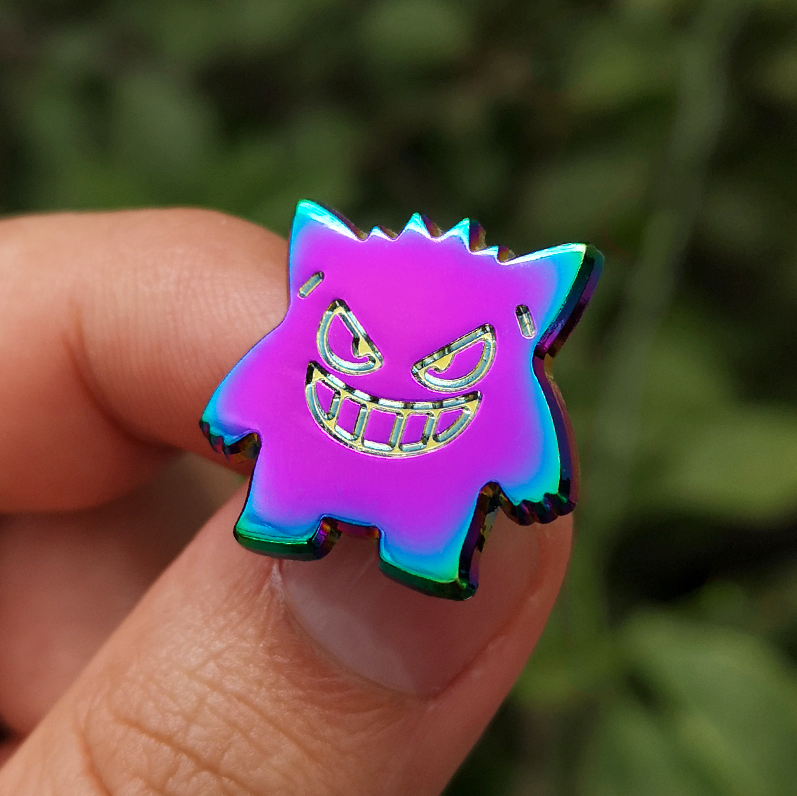 Monster Rainbow Ghost Pins