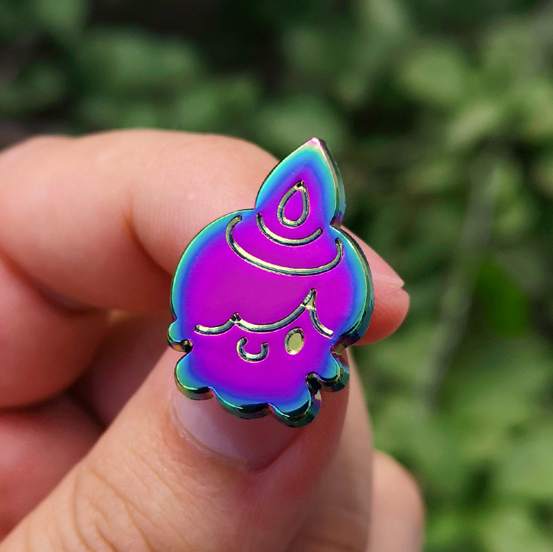 Monster Rainbow Ghost Pins
