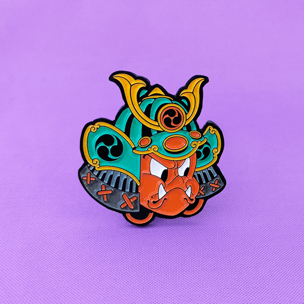 Hot Stuff Samurai Pin by San Venganza