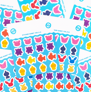 Monster Cereal Sticker Sheets