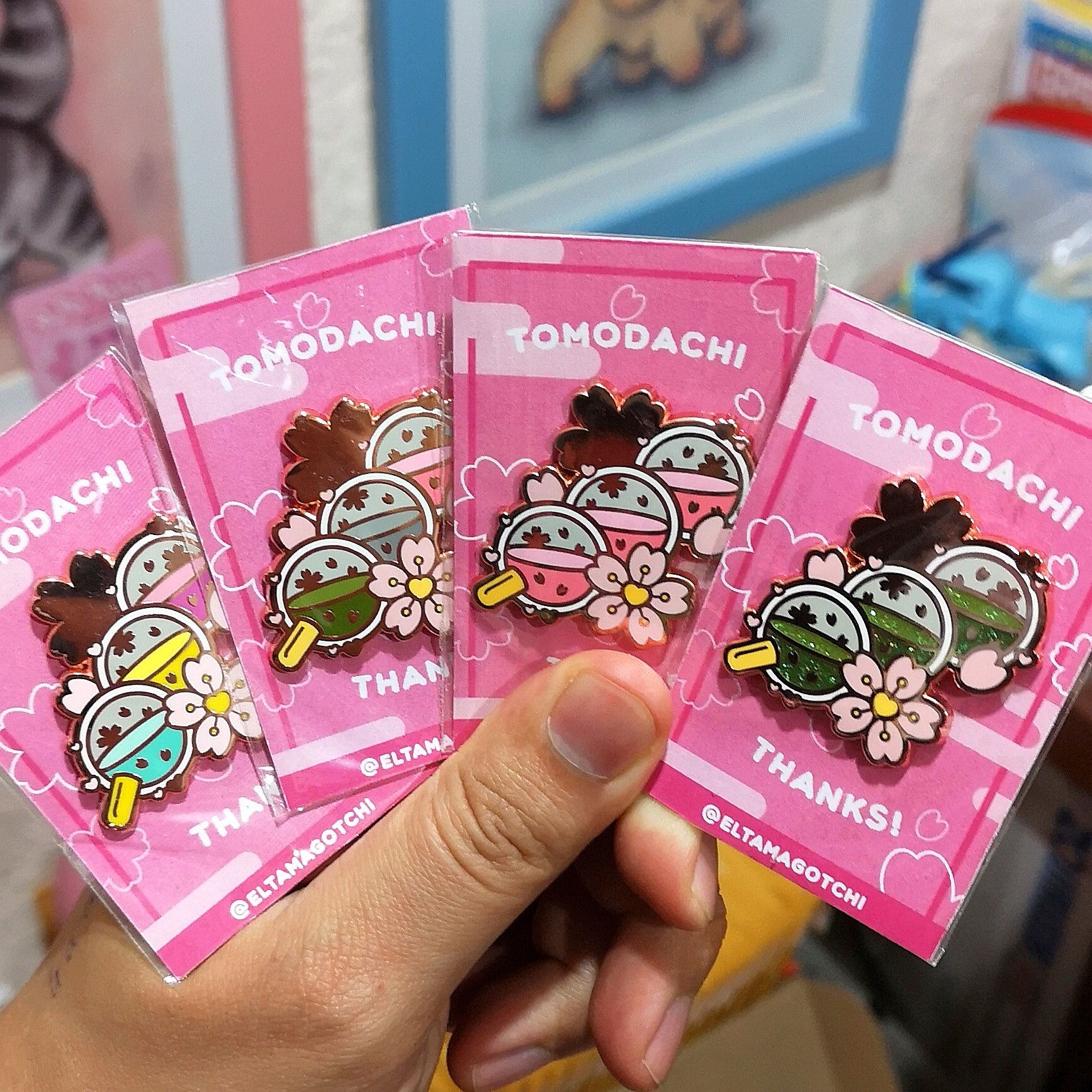 Dango Pin Crystal Hanami Dango Pin – Tomodachi Store