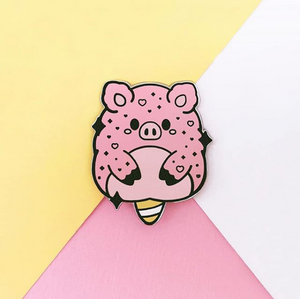 Cotton Candy Pig Pin