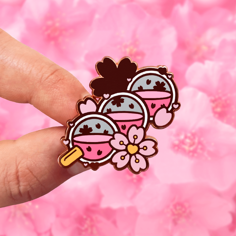 Dango Pin Crystal Hanami Dango Pin – Tomodachi Store